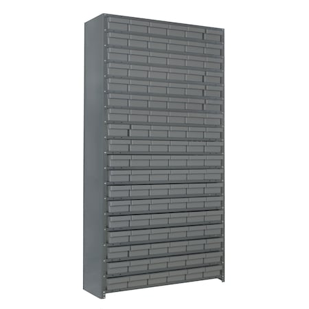 Quantum Storage Systems Euro Drawer Shelving Closed Unit CL1275-401GY